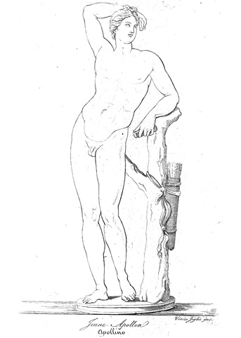 Jeune Apollon Apollino Coloring Page